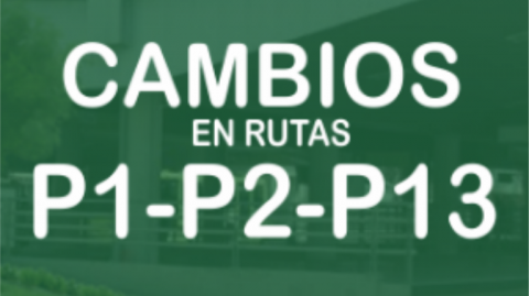 Cambios y ajustes en la operación por obras, y optimización del servicio