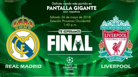 La final de la Champions League se “vive” en Metrolínea