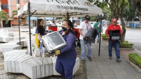 El SITM Metrolínea se suma a la jornada de recolección de residuos posconsumo